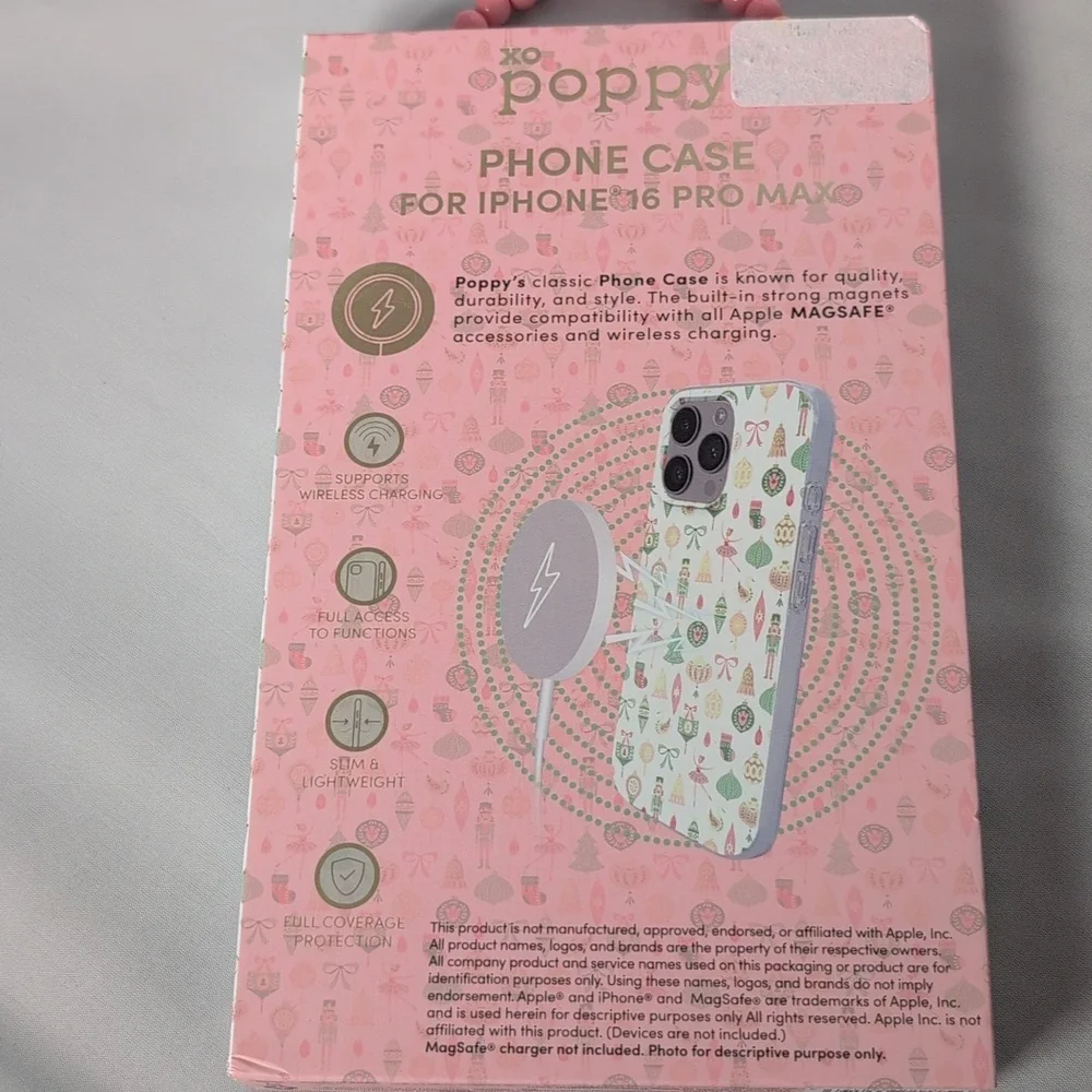 XO Poppy Christmas Nutcracker Ornament iPhone 16 Pro Max Case